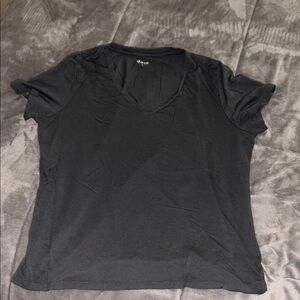 Quince dark grey  Short Sleeve V-Neck Tee